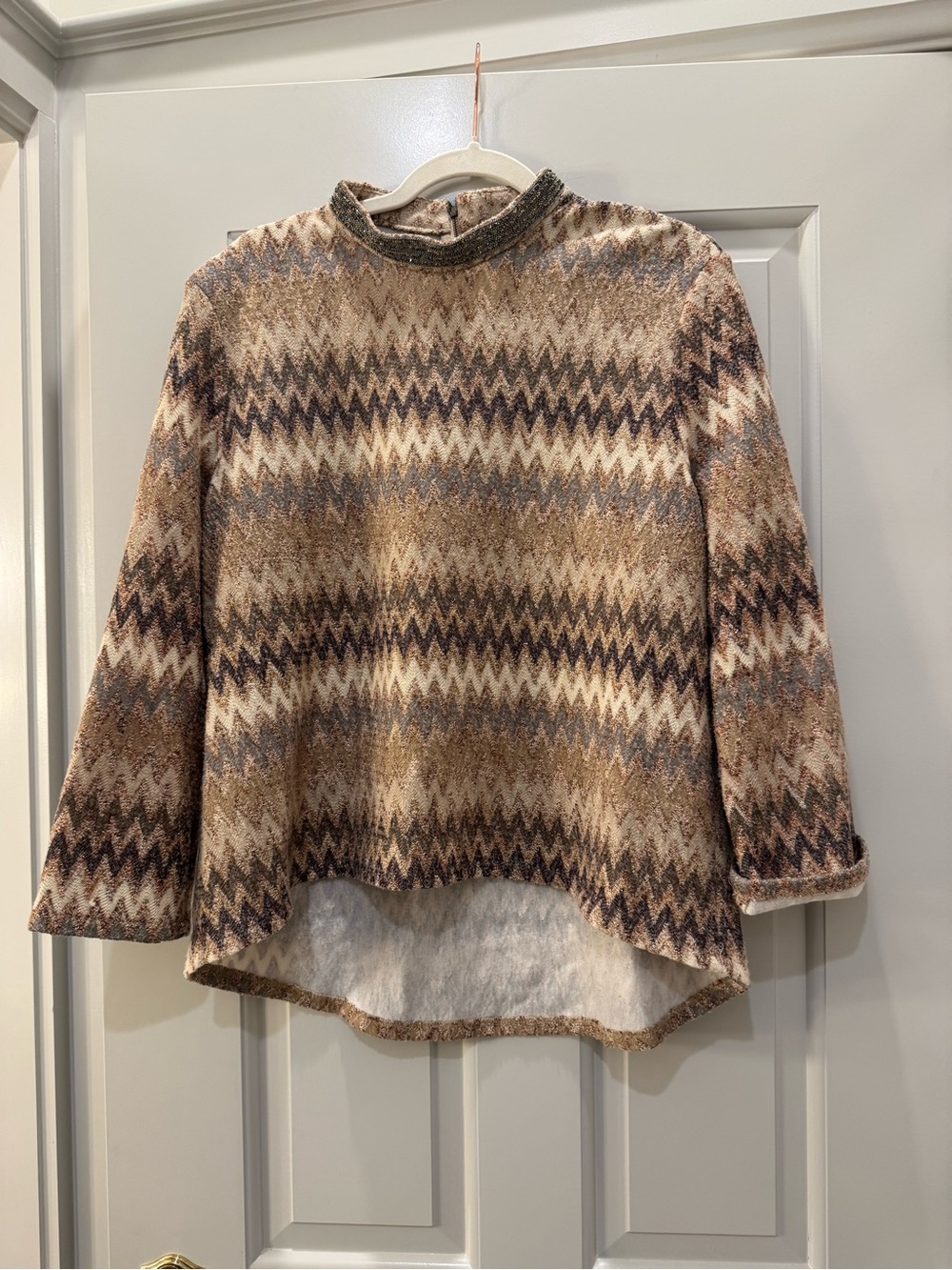Cozy Chevron Knit Women’s Top
